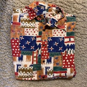 Men’s Southwest Style Cowboy Button Up